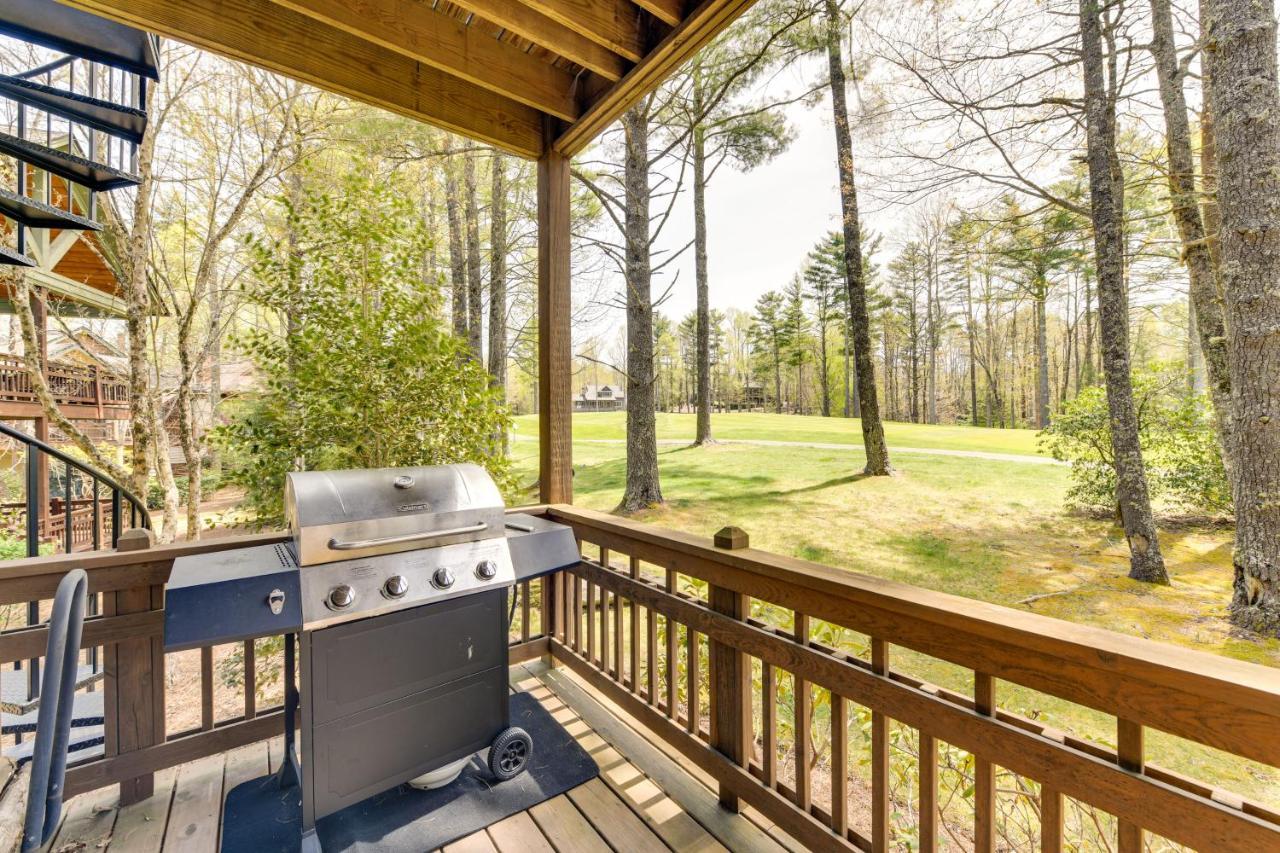 Inviting Cashiers Condo Deck And Golf Course Views! Dış mekan fotoğraf